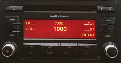 audi radio code for serial number auz5z6c504601z